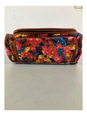 Lug 3-Piece Trolley XL Set - Ocean Blue, Butterfly Pattern, Zipper, Safe